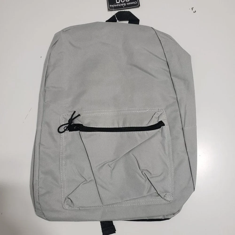NWT Classic Backpack in‎ Light Gray - 17